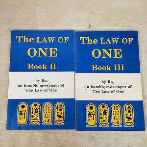 The Law of One Books II and III Ra Metaphysical Spirituality Set Schiffer